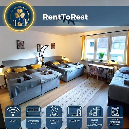 Rtr Essen - Fuer Bis Zu 8 Personen - Voll Ausgestattet - Zentral Limbecker Platz - Messe - Uniklinikum - Smart Tv - Modern Apartment Luaran gambar