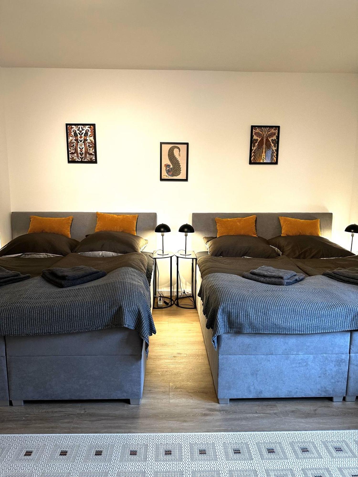Rtr Essen - Fuer Bis Zu 8 Personen - Voll Ausgestattet - Zentral Limbecker Platz - Messe - Uniklinikum - Smart Tv - Modern Apartment Luaran gambar