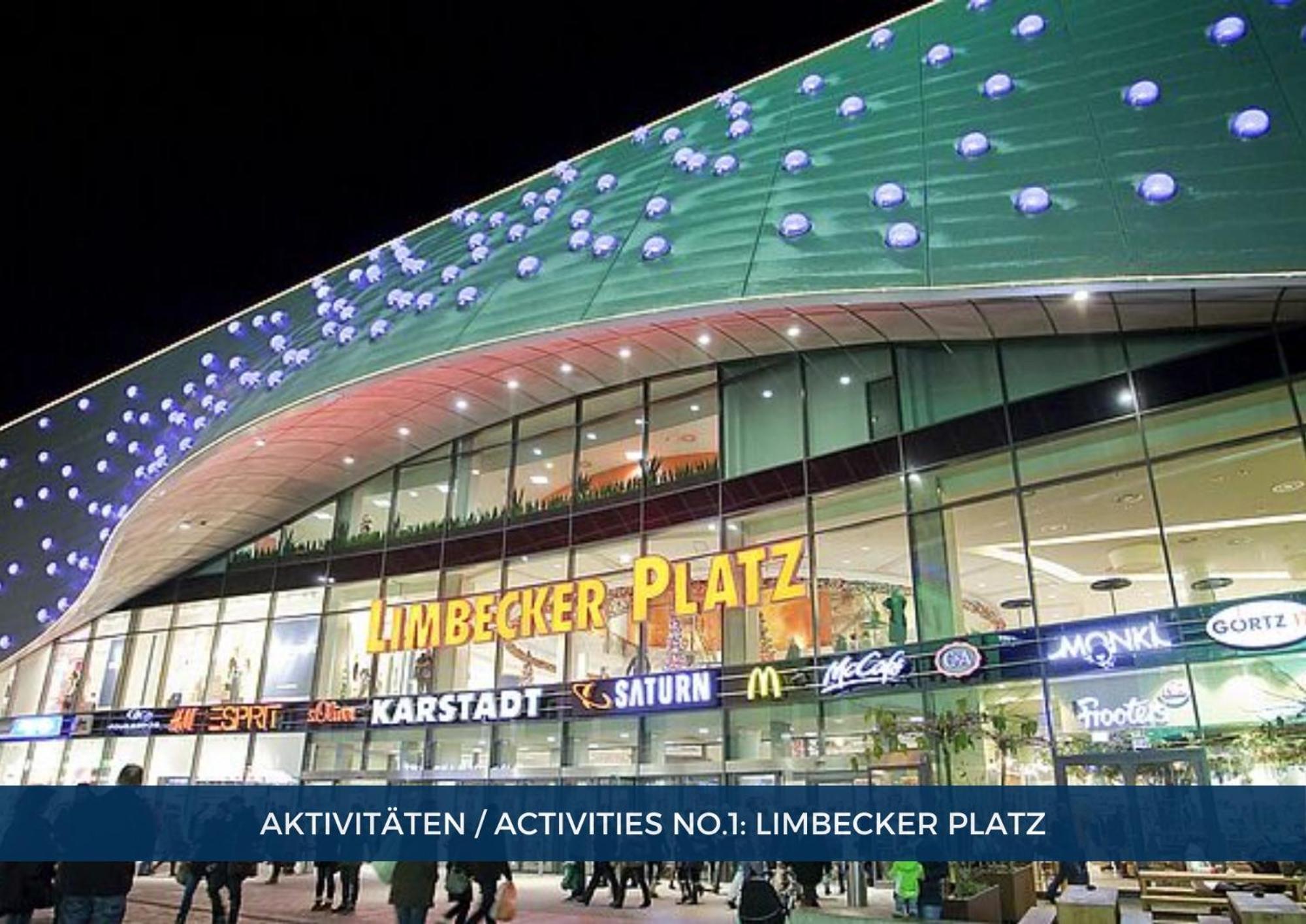 Rtr Essen - Fuer Bis Zu 8 Personen - Voll Ausgestattet - Zentral Limbecker Platz - Messe - Uniklinikum - Smart Tv - Modern Apartment Luaran gambar